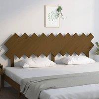 Berkfield Home Beautiful Bed Headboard Honey Brown 196x3x80.5 cm Solid Wood Pine