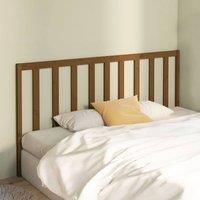 Berkfield Home Beautiful Bed Headboard Honey Brown 206x4x100 cm Solid Wood Pine | Size: 206 x 4 x 100 cm