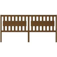 Berkfield Home Beautiful Bed Headboard Honey Brown 205.5x4x100 cm Solid Wood Pine