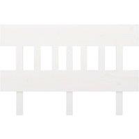 Berkfield Home Beautiful Bed Headboard White 163.5x3x81 cm Solid Wood Pine
