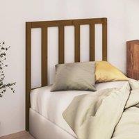 Berkfield Home Beautiful Bed Headboard Honey Brown 96x4x100 cm Solid Wood Pine | Size: 96 x 4 x 100 cm