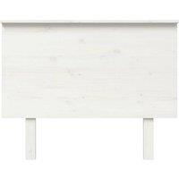 Berkfield Home Beautiful Bed Headboard White 104x6x82.5 cm Solid Wood Pine