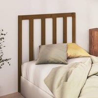 Berkfield Home Beautiful Bed Headboard Honey Brown 95x4x100 cm Solid Wood Pine | Size: 95 x 4 x 100 cm