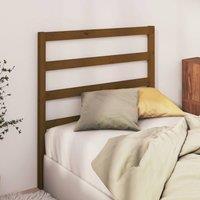 Berkfield Home Beautiful Bed Headboard Honey Brown 95x4x100 cm Solid Wood Pine | Size: 95 x 4 x 100 cm