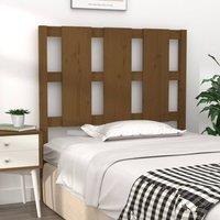 Berkfield Home Beautiful Bed Headboard Honey Brown 95.5x4x100 cm Solid Wood Pine