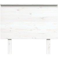 Berkfield Home Beautiful Bed Headboard White 94x6x82.5 cm Solid Wood Pine