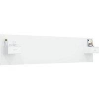 Berkfield Home Classic Bed Headboard with Cabinets White Engineered Wood