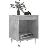 Berkfield Home Modern Bedside Cabinet Concrete Grey 40x35x50 cm Engineered Wood | Size: 40 x 35 x 50 cm