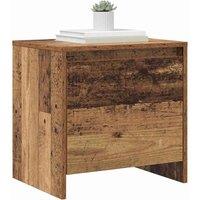 Berkfield Home Traditional Bedside Cabinet Old wood Engineered wood in Brown