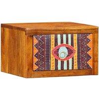 Berkfield Home Modern Bedside Cabinet with Drawer Brown, multicolour 35 x 30 x 22 cm in Brown