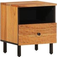 Berkfield Home Beautiful Bedside Cabinets 2 pcs 40x33x46 cm Solid Wood Acacia in Brown | Size: 40 x 33 x 46 cm