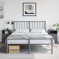 Berkfield Home Stylish Bedside Cabinets 2 pcs Anthracite 36x39x59 cm Steel in Dark Grey | Size: 36 x 39 x 59 cm