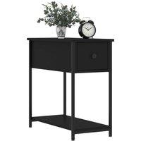 Berkfield Home Durable Bedside Cabinets 2 pcs Black 30x60x60 cm Engineered Wood | Size: 30 x 60 x 60 cm