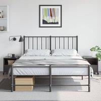 Berkfield Home Stylish Bedside Cabinets 2 pcs Black 36x39x43.5 cm Steel