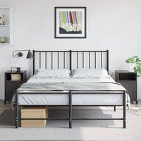 Berkfield Home Stylish Bedside Cabinets 2 pcs Black 36x39x59 cm Steel | Size: 36 x 39 x 59 cm