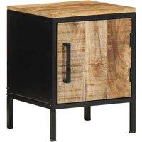 Berkfield Home Classic Bedside Cabinets 2 pcs Brown & Black Standard