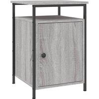 Berkfield Home Durable Bedside Cabinets 2 pcs Grey Sonoma 40x42x60 cm Engineered Wood | Size: 40 x 42 x 60 cm