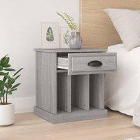 Berkfield Home Elegant Bedside Cabinets 2 pcs Grey Sonoma 43x36x50 cm | Size: 43 x 36 x 50 cm