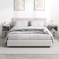 Berkfield Home Elegant Bedside Cabinets 2 pcs Grey Sonoma 43x36x60 cm | Size: 43 x 36 x 60 cm