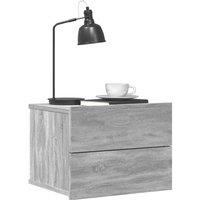 Berkfield Home Classic Bedside Cabinets 2 pcs Grey Sonoma 40x30x30 cm Engineered Wood | Size: 40 x 30 x 30 cm