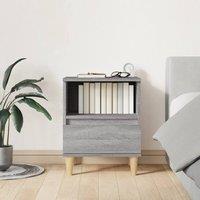Berkfield Home Elegant Bedside Cabinets 2 pcs Grey Sonoma 40x35x50 cm | Size: 40 x 35 x 50 cm