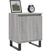 Berkfield Home Elegant Bedside Cabinets 2 pcs Grey Sonoma 40x30x50 cm Engineered Wood | Size: 40 x 30 x 50 cm