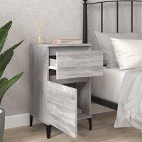 Berkfield Home Elegant Bedside Cabinets 2 pcs Grey Sonoma 40x35x70 cm | Size: 40 x 35 x 70 cm