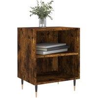 Berkfield Home Elegant Bedside Cabinets 2 pcs Smoked Oak 40x30x50 cm Engineered Wood in Brown | Size: 40 x 30 x 50 cm