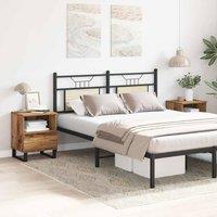 Berkfield Home Modern Bedside Cabinets 2 pcs Old Wood 40x35x50 cm Engineered Wood in Brown | Size: 40 x 35 x 50 cm