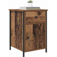 Berkfield Home Rustic Bedside Cabinets 2 pcs Old Wood 40x42x60 cm Engineered Wood in Brown | Size: 40 x 42 x 60 cm