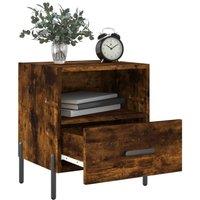 Berkfield Home Modern Bedside Cabinets 2 pcs Smoked Oak 40x35x47.5 cm Engineered Wood in Brown