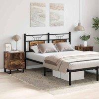 Berkfield Home Modern Bedside Cabinets 2 pcs Smoked Oak 40x35x50 cm Engineered Wood in Brown | Size: 40 x 35 x 50 cm