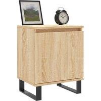 Berkfield Home Elegant Bedside Cabinets 2 pcs Sonoma Oak 40x30x50 cm Engineered Wood in Light Tan | Size: 40 x 30 x 50 cm