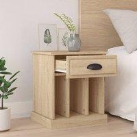 Berkfield Home Elegant Bedside Cabinets 2 pcs Sonoma Oak 43x36x50 cm in Light Brown | Size: 43 x 36 x 50 cm