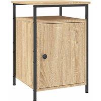 Berkfield Home Durable Bedside Cabinets 2 pcs Sonoma Oak 40x42x60 cm Engineered Wood in Brown | Size: 40 x 42 x 60 cm