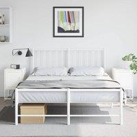 Berkfield Home Durable Bedside Cabinets 2 pcs White 36x39x60.5 cm Steel
