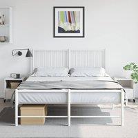 Berkfield Home Stylish Bedside Cabinets 2 pcs White 36x39x43.5 cm Steel