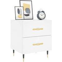 Berkfield Home Modern Bedside Cabinets 2 pcs White 40x35x47.5 cm Engineered Wood