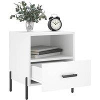 Berkfield Home Modern Bedside Cabinets 2 pcs White 40x35x47.5 cm Engineered Wood