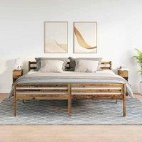 Berkfield Home Durable Bedside Cabinets with Drawer 2 pcs Old Wood 20x36x60 cm in Brown | Size: 20 x 36 x 60 cm