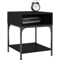 Berkfield Home Elegant Bedside Tables 2 pcs Black 40x41x50 cm Engineered Wood | Size: 40 x 41 x 50 cm