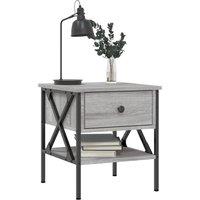Berkfield Home Durable Bedside Tables 2 pcs Grey Sonoma 40x42x45 cm Engineered Wood | Size: 40 x 42 x 45 cm