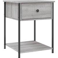 Berkfield Home Elegant Bedside Tables 2 pcs Grey Sonoma 44x45x58 cm Engineered Wood | Size: 44 x 45 x 58 cm