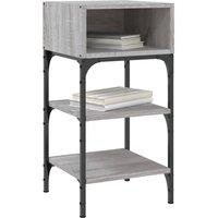 Berkfield Home Elegant Bedside Tables 2 pcs Grey Sonoma 35x34.5x70 cm Engineered Wood