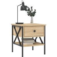 Berkfield Home Durable Bedside Tables 2 pcs Sonoma Oak 40x42x45 cm Engineered Wood in Light Brown | Size: 40 x 42 x 45 cm