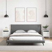 Berkfield Home Timeless Bedside Cabinets 2 pcs White 35x39x43.5 cm Steel