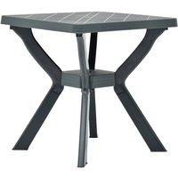 Berkfield Home Durable Bistro Table Green 70x70x72 cm Plastic | Size: 70 x 70 x 72 cm