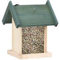 Berkfield Home Beautiful Bird Feeders 4 pcs Firwood in Beige