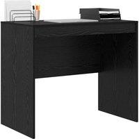 Berkfield Home Modern Black Oak Writing Desk Black Oak Particle board 90 x 50 x 76 cm