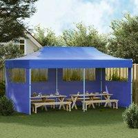 Berkfield Home Full Blue Foldable Pop-up Party Tent 3 x 6 m